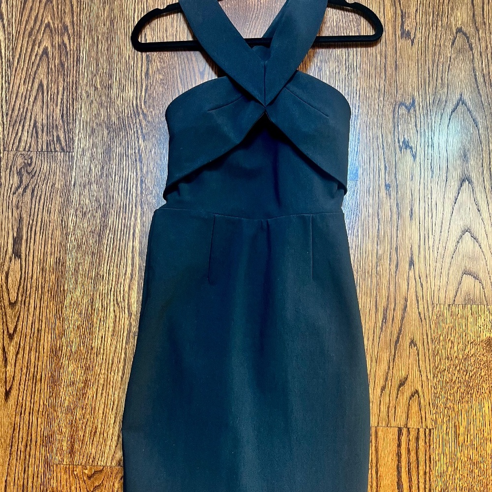 Nicholas Criss Cross Cut Out Back dress size 6